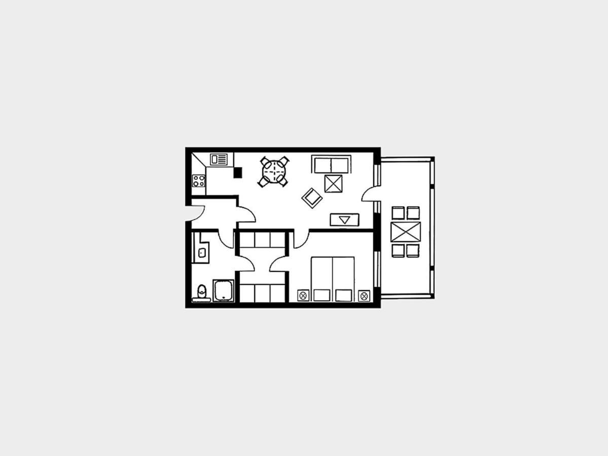 Strandvillen Binz - Ferienwohnung Mit 1 Schlafzimmer Und Balkon Ah-627 Kültér fotó